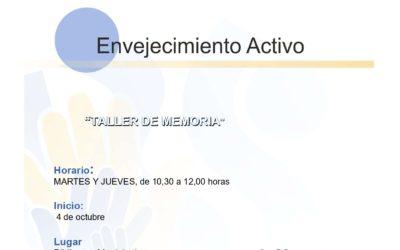 Taller de Memoria para Mayores. Guadalcázar.