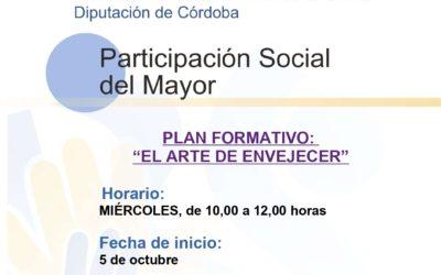 PLAN FORMATIVO: EL ARTE DE ENVEJECER. FUENTE CARRETEROS 2022