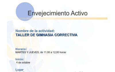 TALLER DE GIMNASIA CORRECTIVA. FUENTE CARRETEROS 2022