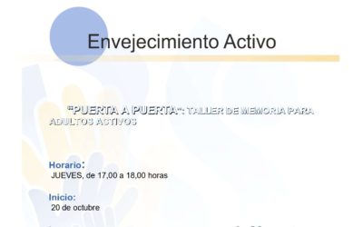 PUERTA A PUERTA: TALLER DE MEMORIA PARA ADULTOS ACTIVOS. POSADAS 2022