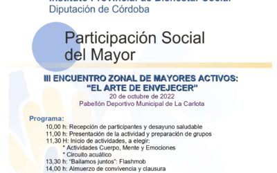 III Encuentro Zonal de Mayores «El Arte de Envejecer» La Carlota 20 de octubre