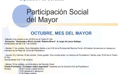 OCTUBRE MES DEL MAYOR DE POZOBLANCO