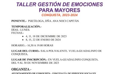 Taller de Gestión de Emociones para mayores
