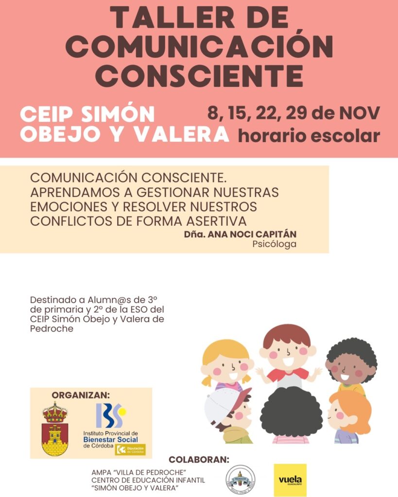 Pedroche-TALLER-MENORES-COMUNICACION-CONSCIENTE