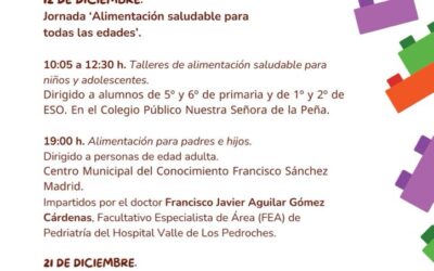 Alimentación saludable para todas las edades en Añora